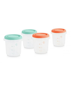 TN-89342,Set 4 recipiente Miniland Mediteranean 250 ml