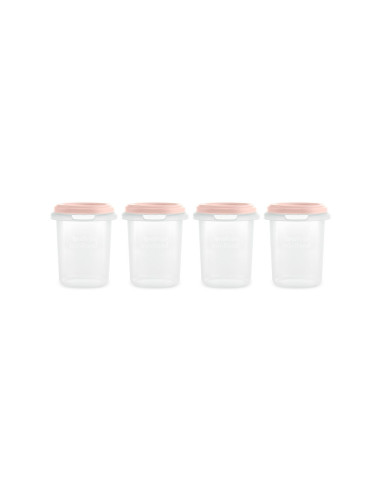 TN-89525,Set 4 recipiente gradate Miniland Candy 250 ml