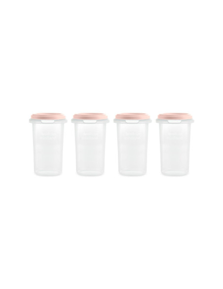 TN-89527,Set 4 recipiente gradate Miniland Candy 330 ml