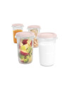 TN-89527,Set 4 recipiente gradate Miniland Candy 330 ml