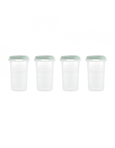 TN-89526,Set 4 recipiente gradate Miniland Mint 330 ml