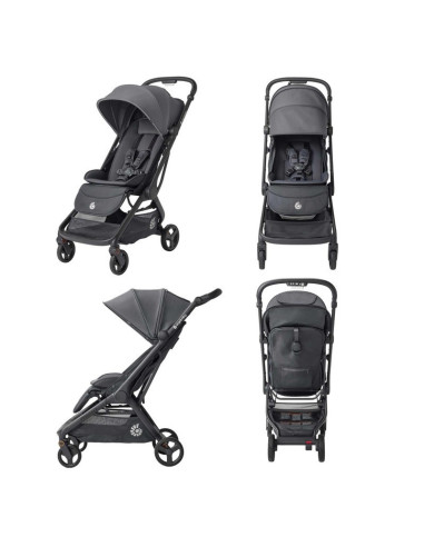 METRO3GRAPHEU,Metro 3 Carucior Ergobaby Compact Graphite Grey