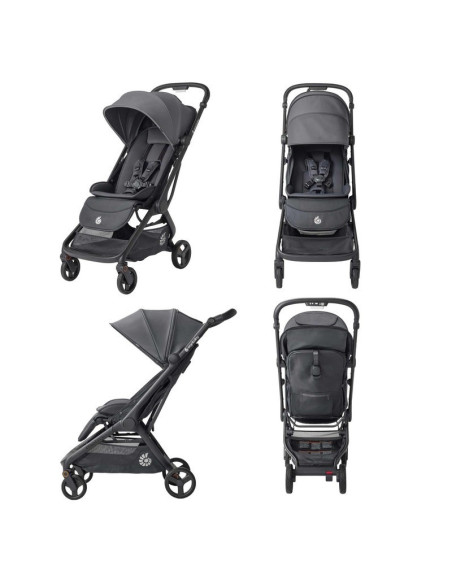 METRO3GRAPHEU,Metro 3 Carucior Ergobaby Compact Graphite Grey
