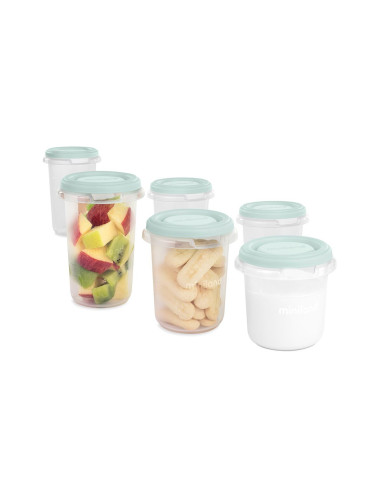 TN-89530,Set 6 recipiente gradate Miniland Mint