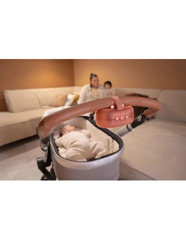ZA-ROCKER-03,Dispozitiv leganare Baby Rocker Robby cu senzor, Brown