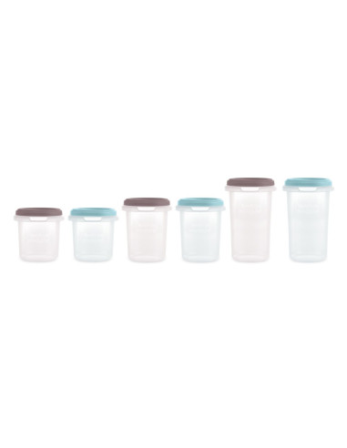 TN-89543,Set 6 recipiente gradate Miniland Terra