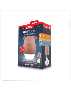 ZA-BENNY-03,Lampa de veghe cu senzor de lumina Benny the Bear, Zazu Kids, Maro