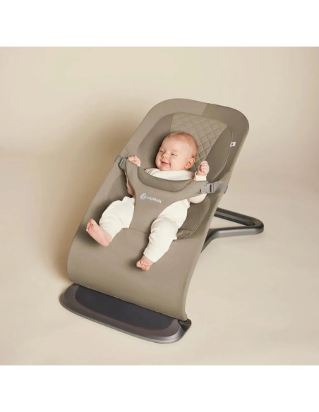 EVLBNCSFTOLV,Balansoar pentru copii 3 in 1 Evolve Soft Olive