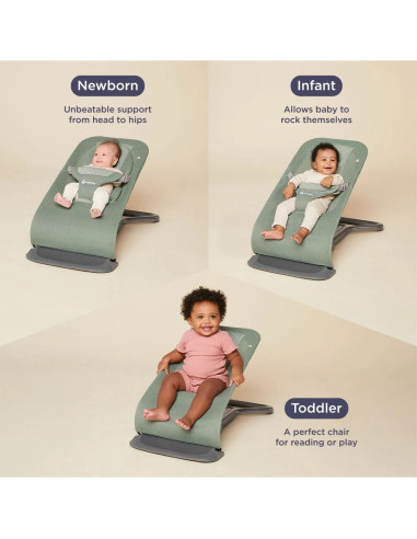 EVLBNCSGGRNMSH,Balansoar pentru copii 3 in 1 Mesh Sage Green