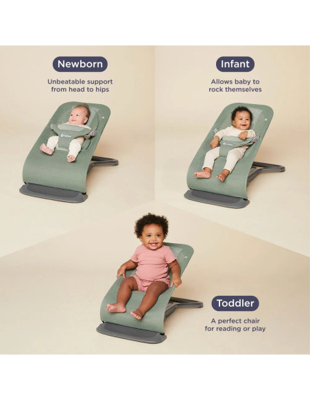 EVLBNCSGGRNMSH,Balansoar pentru copii 3 in 1 Mesh Sage Green