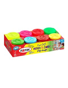 Plastilina usoara moDeling dough basic + neon, 8 x 50 g