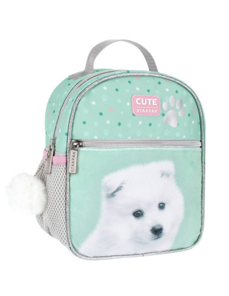 G485,Ghiozdan Starpak Doggy, gradinita, 1 compartiment, 3 buzunare, vernil, 485879