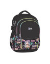 G692,Ghiozdan St.Majewski St.Right Colour Anime, 42cm, 4 compartimente, negru
