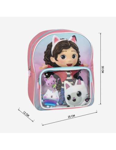 G731,Ghiozdan gradinita Cerda Gabbys Dollhouse, 25x30x12cm, 509700