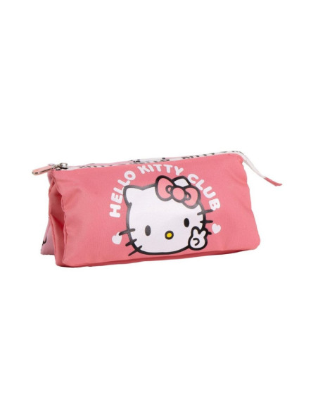 P4569,Penar neechipat Cerda HelloKitty, 1 fermoar, 3 compartimente, 22.5x11.5x2cm, 493634