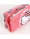 P4569,Penar neechipat Cerda HelloKitty, 1 fermoar, 3 compartimente, 22.5x11.5x2cm, 493634