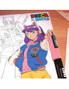 M1644,Marker UNI PC-5M Posca 1.8-2.5 mm set 8 culori MANGA HERO