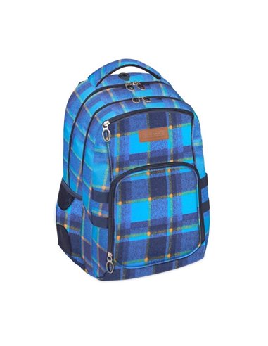 Ghiozdan Starpak Chequer1, gradinita, ecosez, albastru, 388323