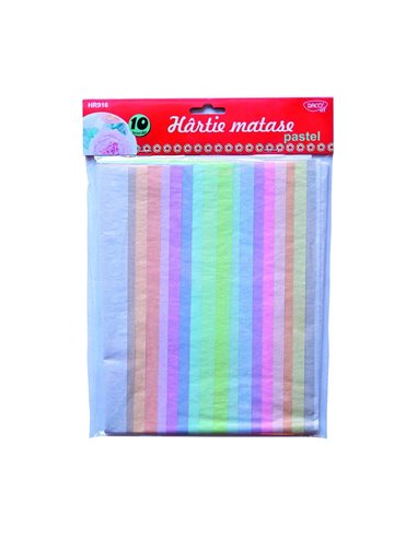 Hartie matase DACO HR916, 10 culori pastel