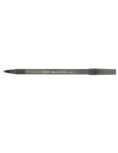 Pix de unica folosinta BIC Round Stic Classic M, 1.0 mm, Negru