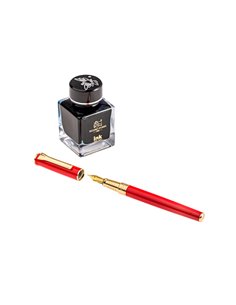 Set stilou si calimara Picasso 9688R, Rosu