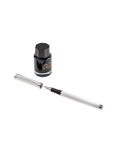 Set stilou si calimara Picasso 698W, Alb