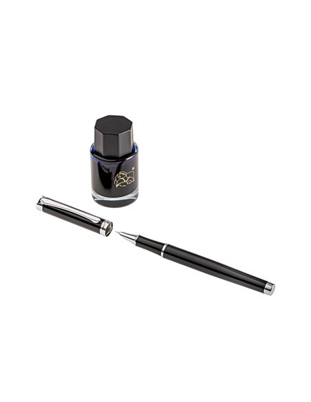 Set stilou si calimara Picasso 698N, Negru