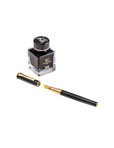 Set stilou si calimara Picasso 9688N, Negru
