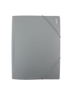 Mapa plastic cu elastic A4 Daco MP250GR, Gri