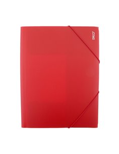 Mapa plastic cu elastic A4 Daco MP250R, Rosu