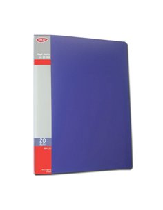 Mapa plastic A4 cu 20 de folii Daco MP420A, Albastru