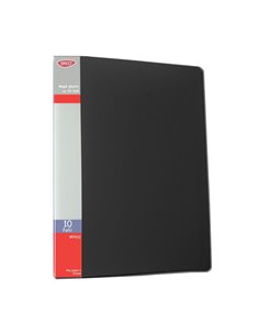 Mapa plastic A4 cu 10 folii Daco MP410N, Negru
