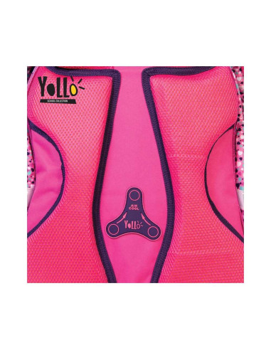 YL026,Ghiozdan anatomic YOLLO YL026, 38 cm, Motiv butterfly