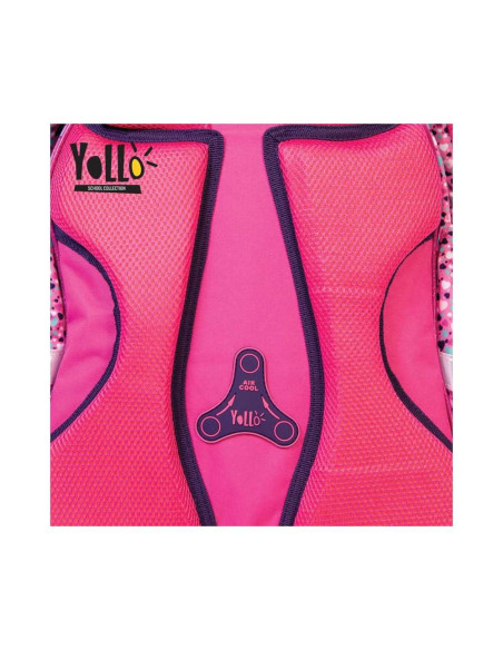 YL026,Ghiozdan anatomic YOLLO YL026, 38 cm, Motiv butterfly
