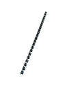 GBC4028174,Inel plastic GBC pentru 45 coli, 8 mm, Negru, 100 buc/cutie