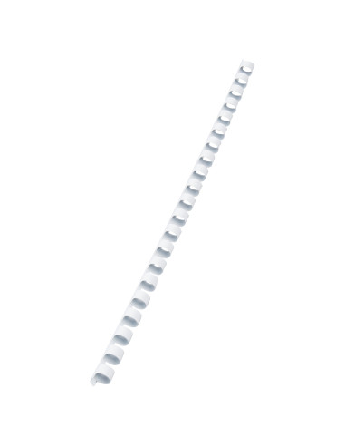 GBC4028195,Inel plastic GBC pentru 65 coli, 10 mm, Alb, 100 buc/cutie
