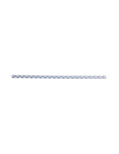 GBC4028195,Inel plastic GBC pentru 65 coli, 10 mm, Alb, 100 buc/cutie 2