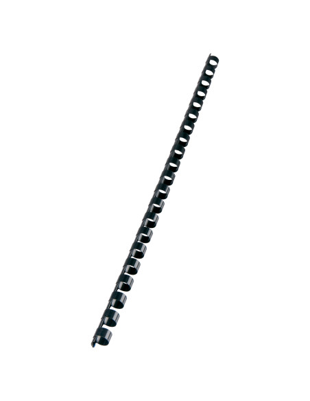 GBC4028175,Inel plastic GBC pentru 65 coli, 10 mm, Negru, 100 buc/cutie