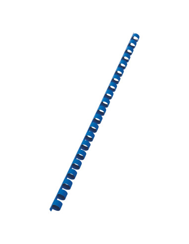 GBC4028235,Inel plastic GBC pentru 65 coli, 10 mm, Albastru, 100 buc/cutie