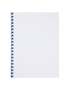 GBC4028235,Inel plastic GBC pentru 65 coli, 10 mm, Albastru, 100 buc/cutie 2