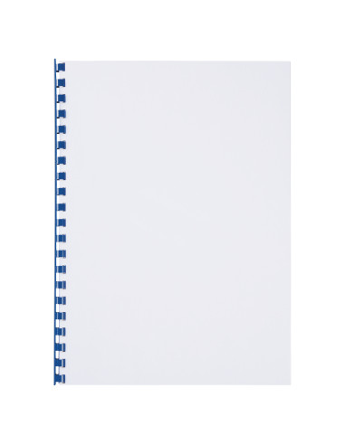 GBC4028235,Inel plastic GBC pentru 65 coli, 10 mm, Albastru, 100 buc/cutie