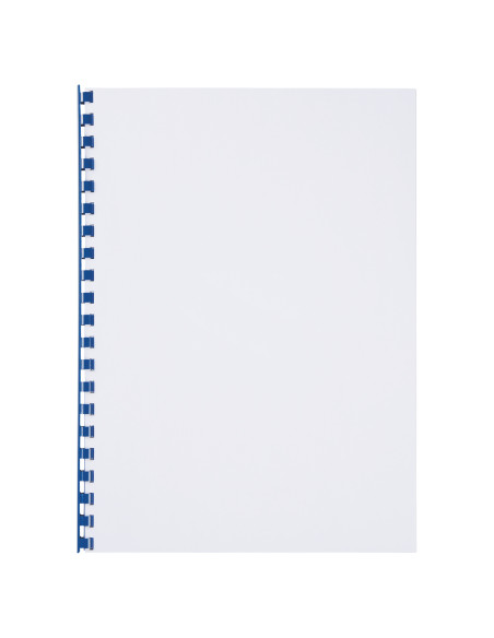 GBC4028235,Inel plastic GBC pentru 65 coli, 10 mm, Albastru, 100 buc/cutie