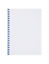 GBC4028235,Inel plastic GBC pentru 65 coli, 10 mm, Albastru, 100 buc/cutie