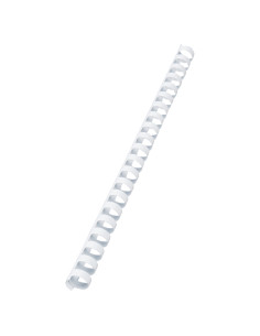 GBC4028610,Inel plastic GBC pentru 125 coli, 16 mm, Alb, 100 buc/cutie
