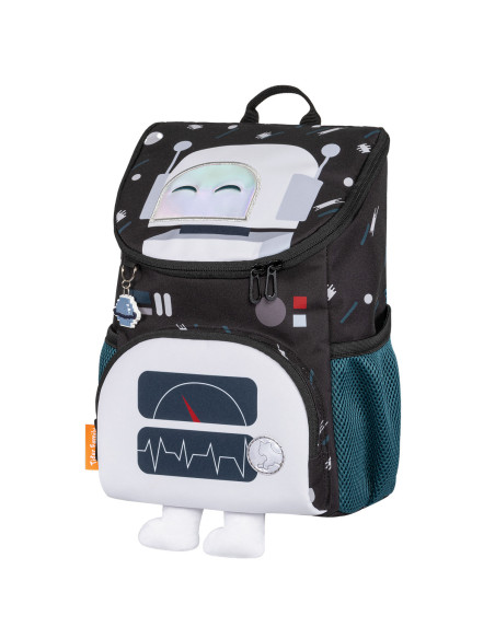 SKLT-031A,Ghiozdan gradinita Tiger Family Little Traveler Plus, Motiv robot mr white