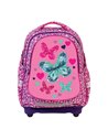 Ghiozdan anatomic YOLLO, motiv BUTTERFLY, 38 cm