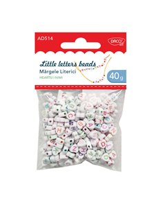 Accesorii Craft - Ad514 Margele Literici Inimi Daco