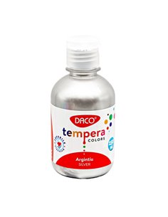 Tempera DACO TE250AG, 250 ml, Argintiu