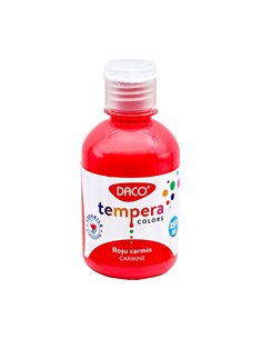 Tempera DACO TE250RC, 250 ml, Rosu Carmin