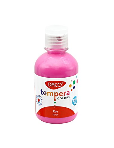 Tempera DACO TE250RZ, 250 ml, Roz